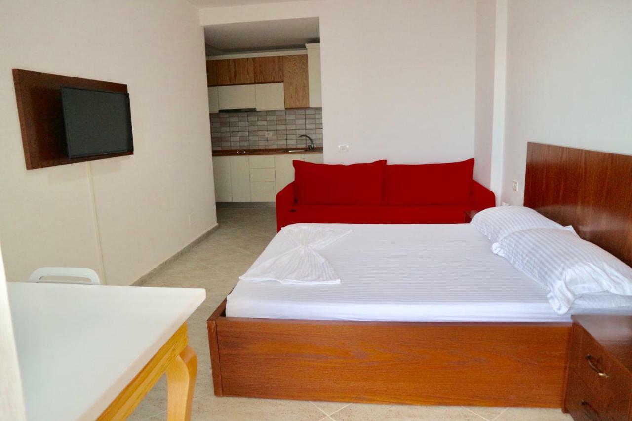 Dua Apartments Shengjin Bagian luar foto