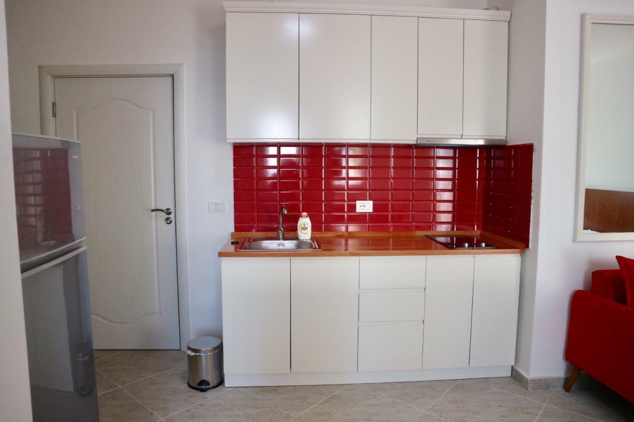 Dua Apartments Shengjin Bagian luar foto